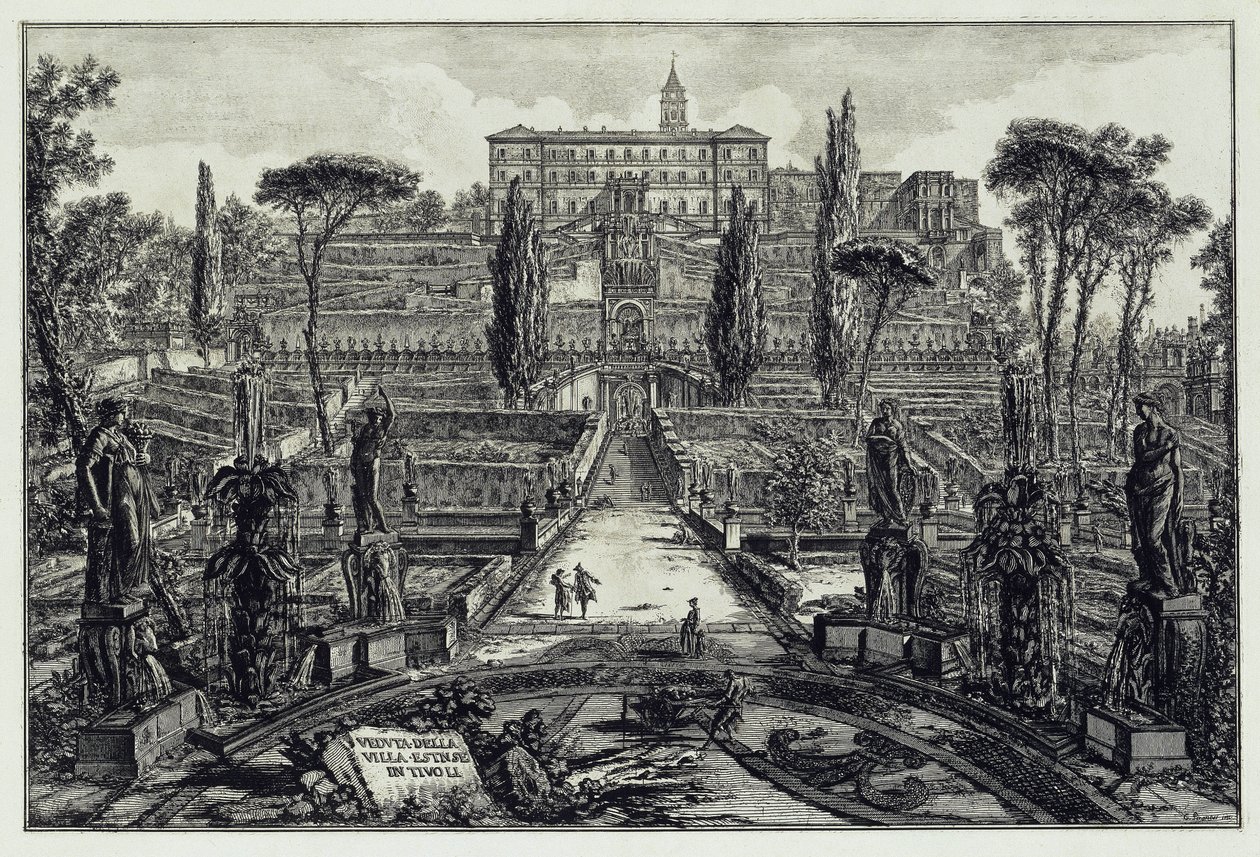 Ansicht der Villa d