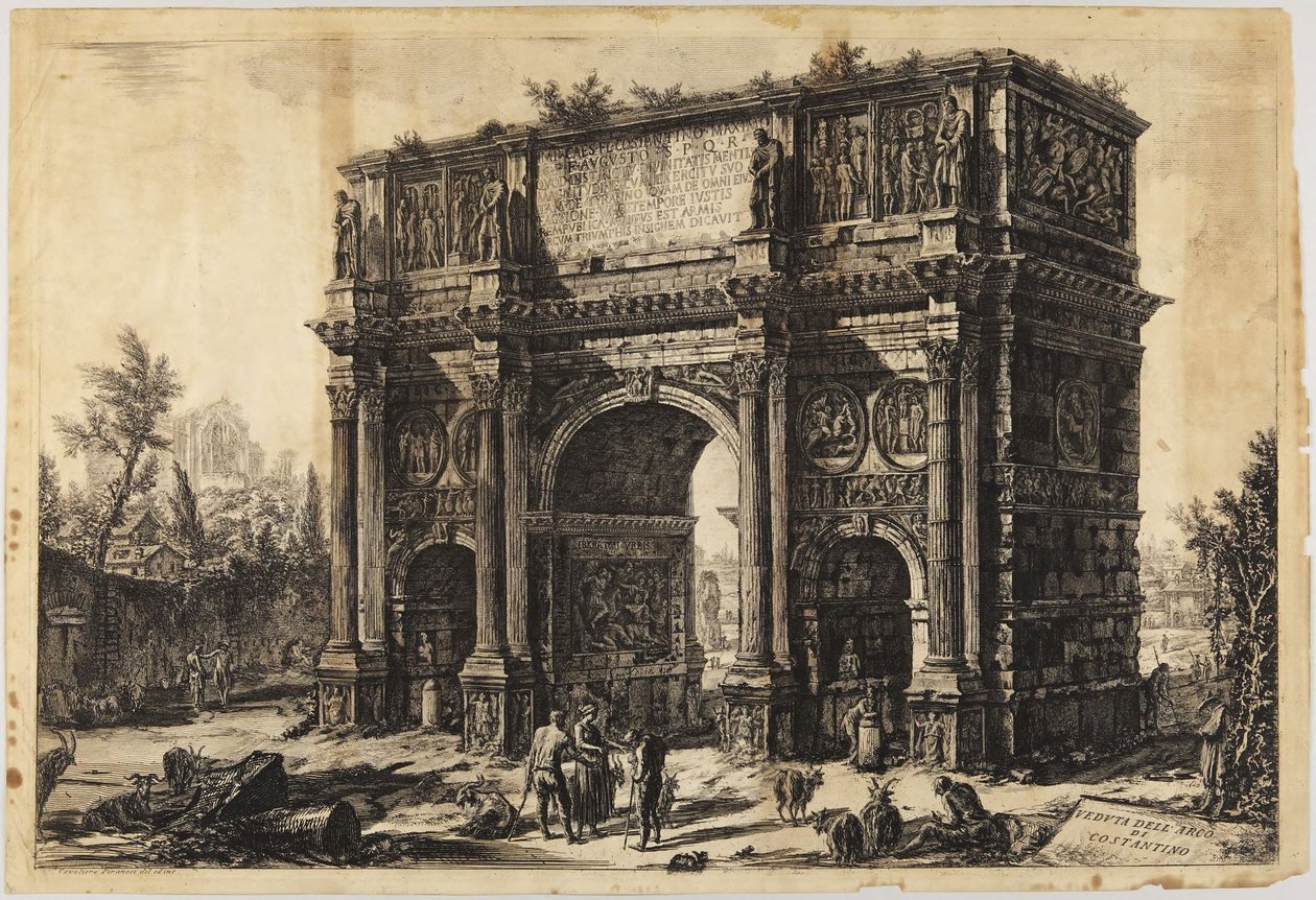Konstantinsbogen von Giovanni Battista Piranesi