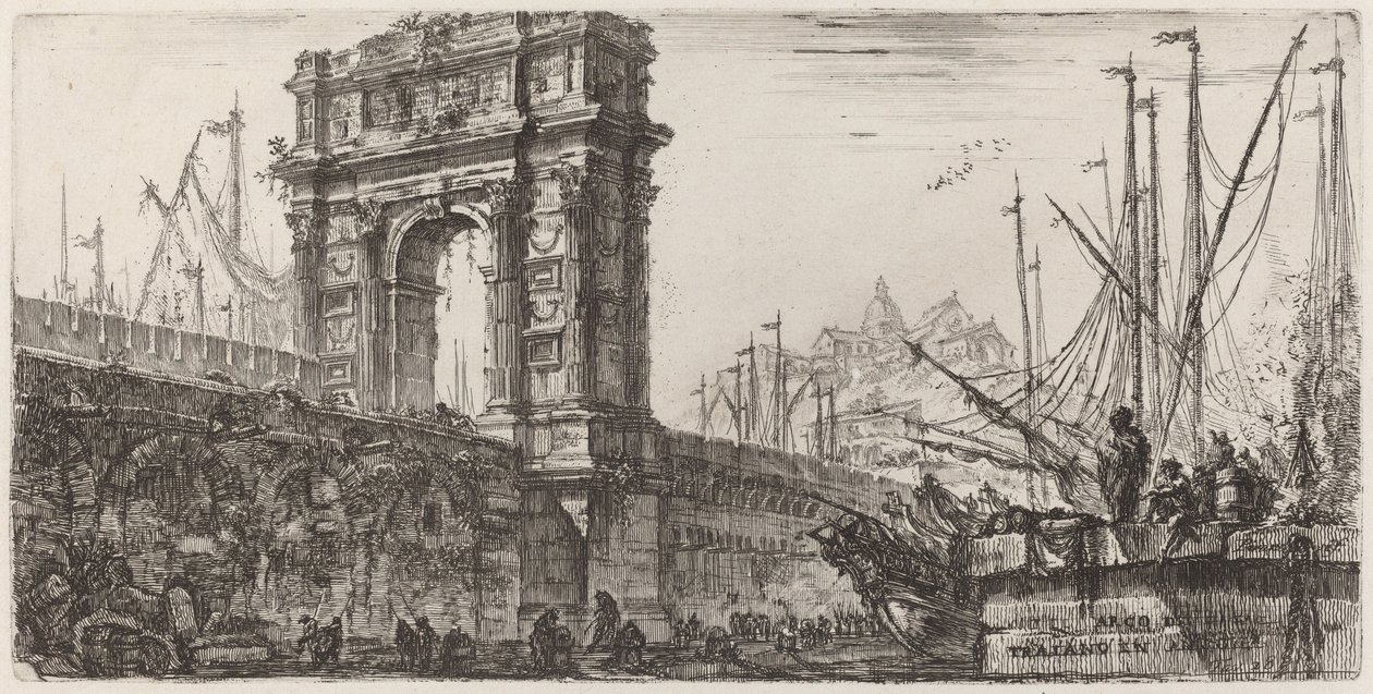 Arco di Traiano in Ancona von Giovanni-Battista Piranesi