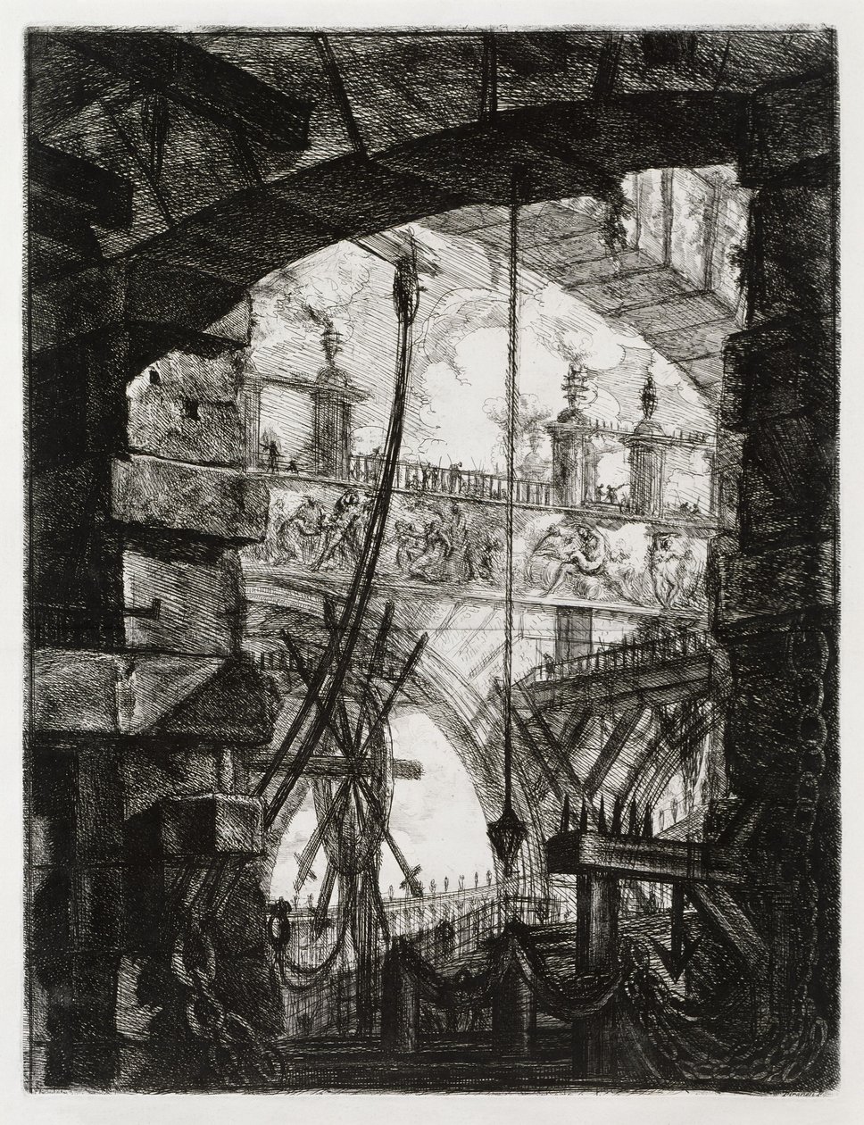 Der große Platz von Giovanni Battista Piranesi