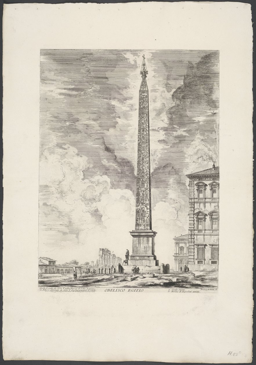 Lateran-Obelisk in Rom von Giovanni Battista Piranesi