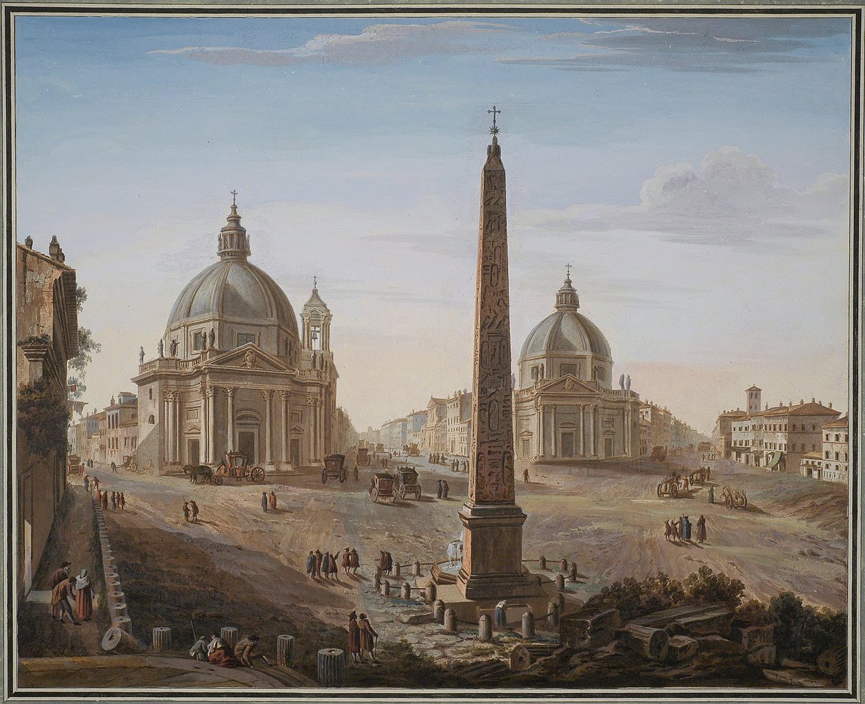 Piazza del Popolo, Rom von Giovanni Battista Piranesi