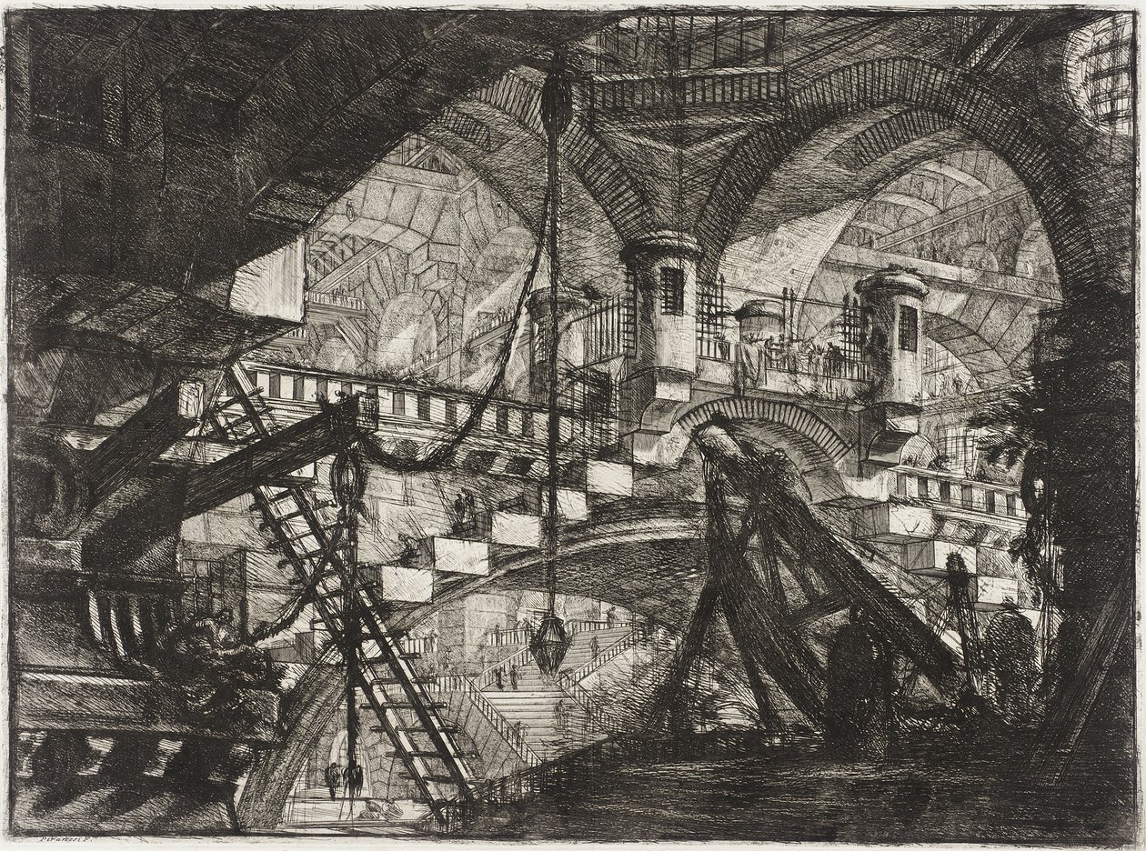 Der Bogen mit Muschelornament von Giovanni Battista Piranesi