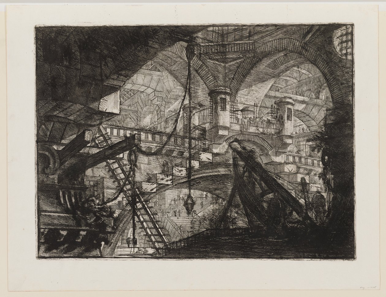 Der Bogen mit dem Muschelornament von Giovanni Battista Piranesi