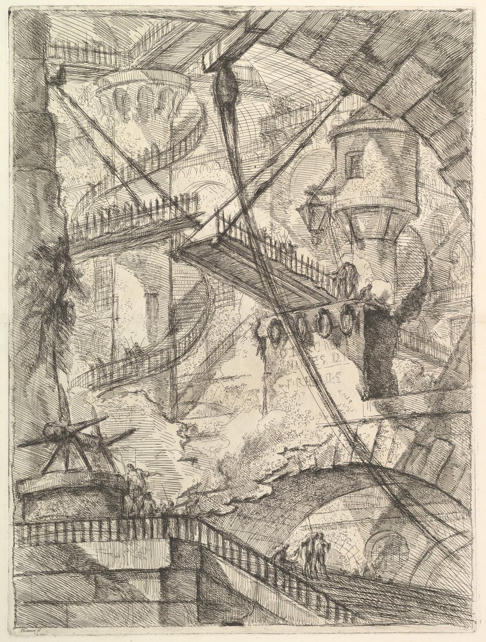 Die Zugbrücke, aus Carceri d