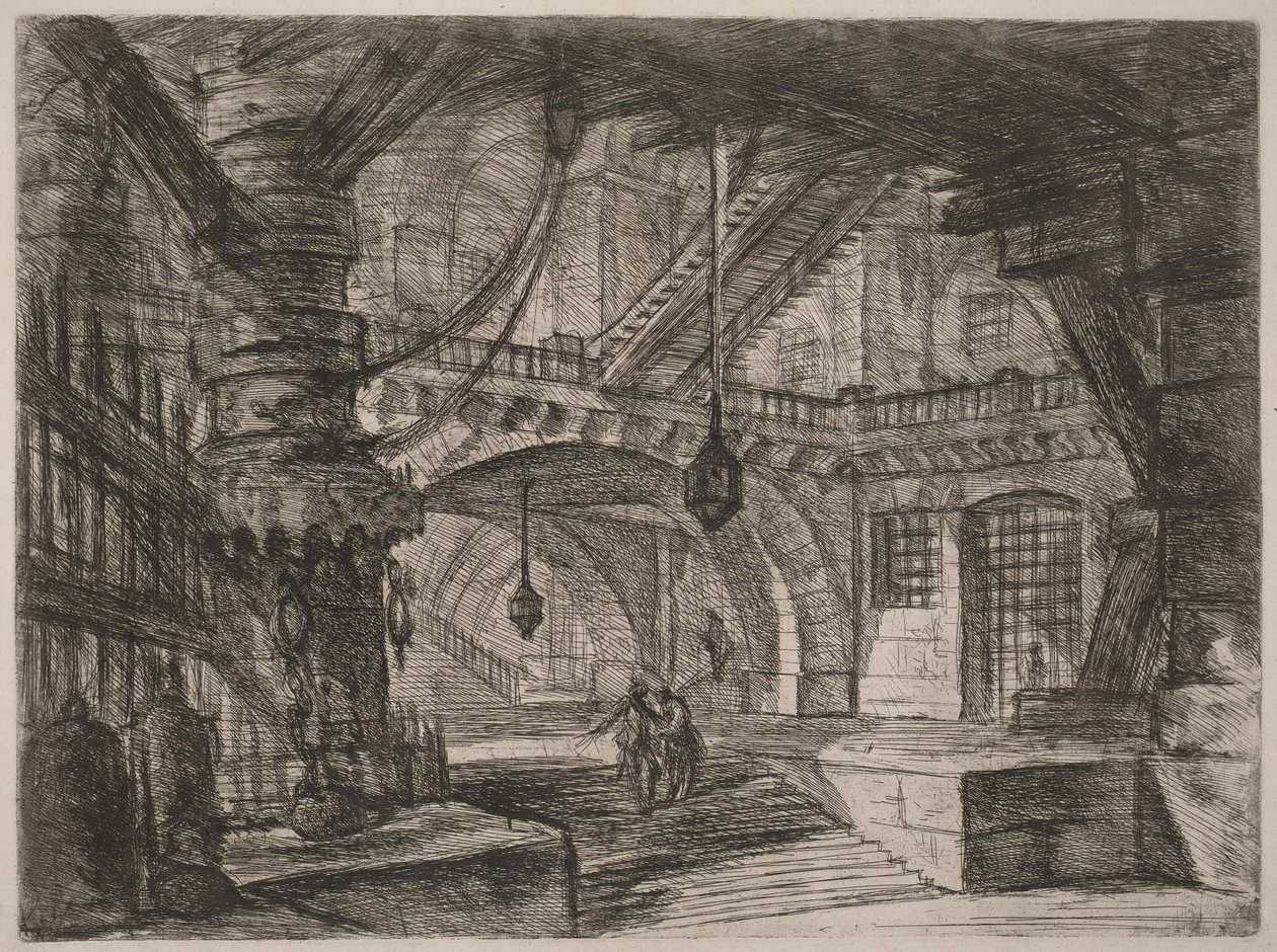 Der Pier mit Ketten von Giovanni Battista Piranesi