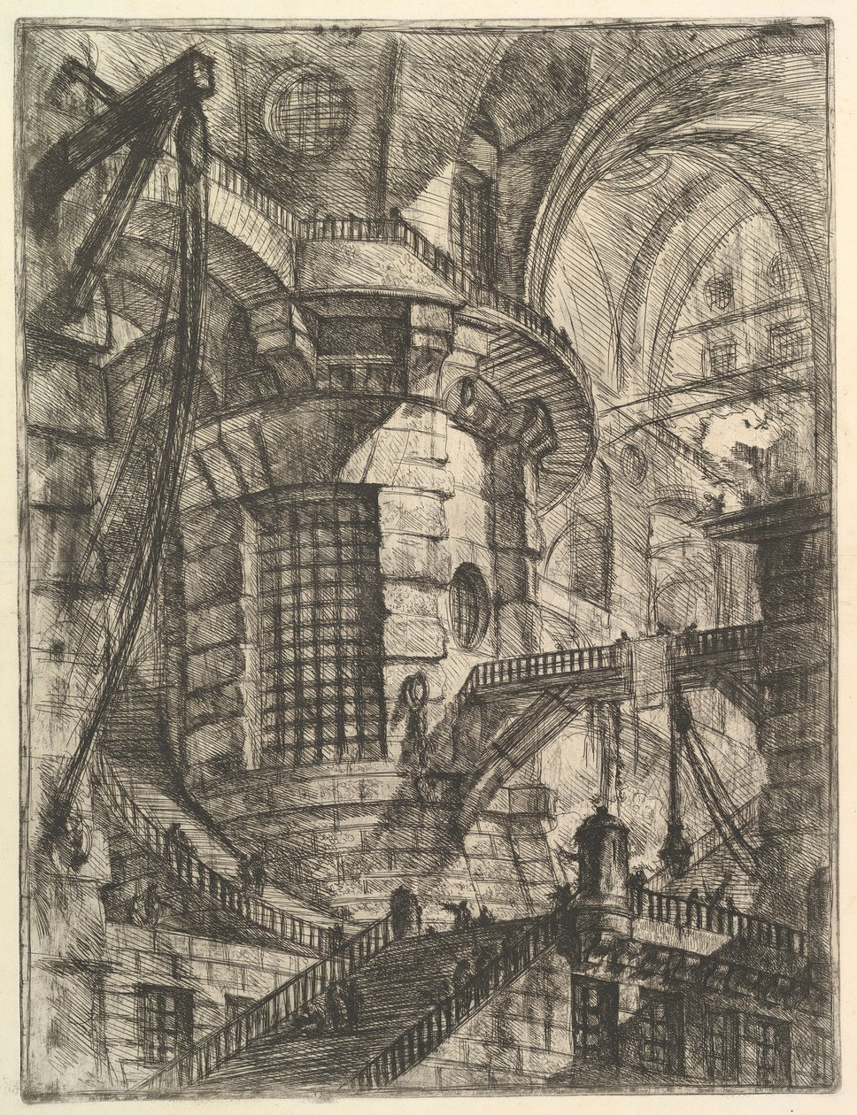 Der Runde Turm, aus Carceri d