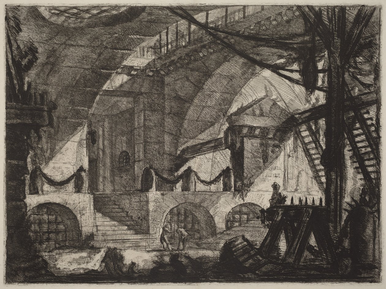 Das Sägepferd von Giovanni Battista Piranesi