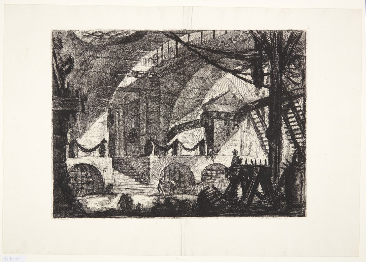 Die Sägepferd von Giovanni Battista Piranesi