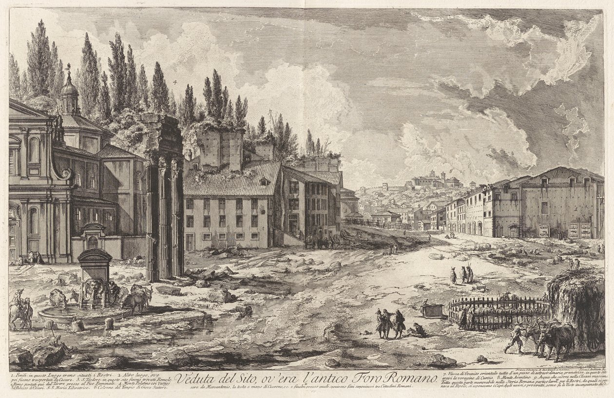 Veduta del Sito von Giovanni Battista Piranesi
