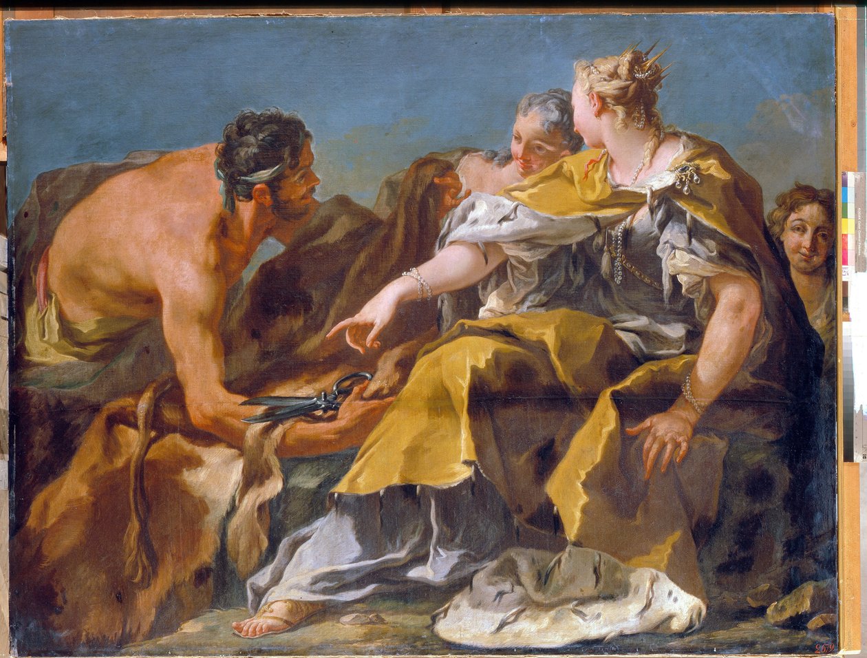 Dido baut Karthago von Giovanni Battista Pittoni
