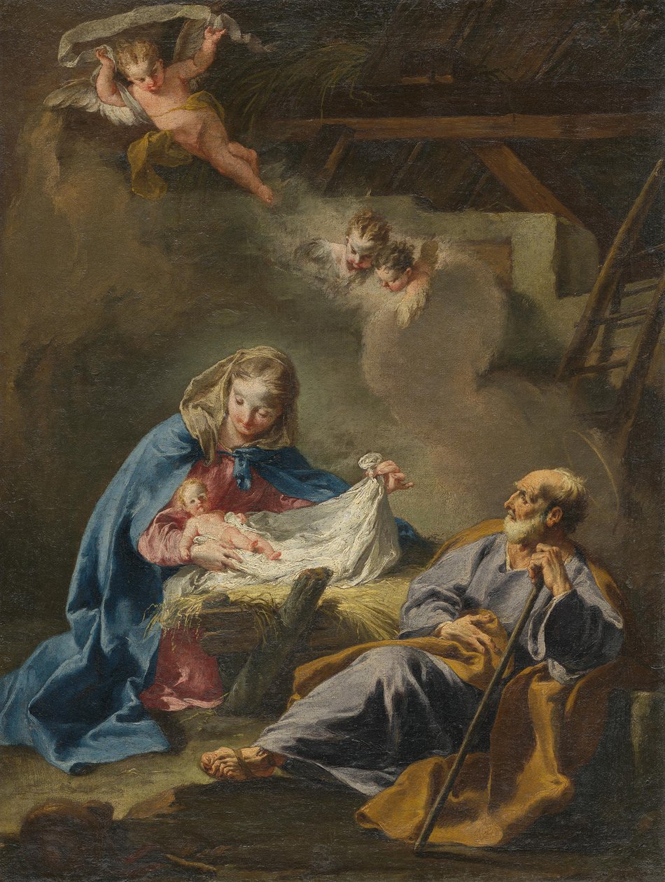 Die Geburt Christi von Giovanni Battista Pittoni