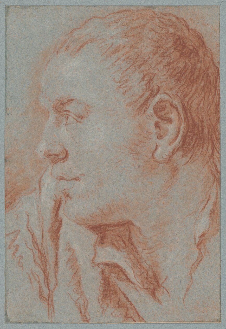 Kopf eines jungen Mannes im Profil von Giovanni Battista Tiepolo