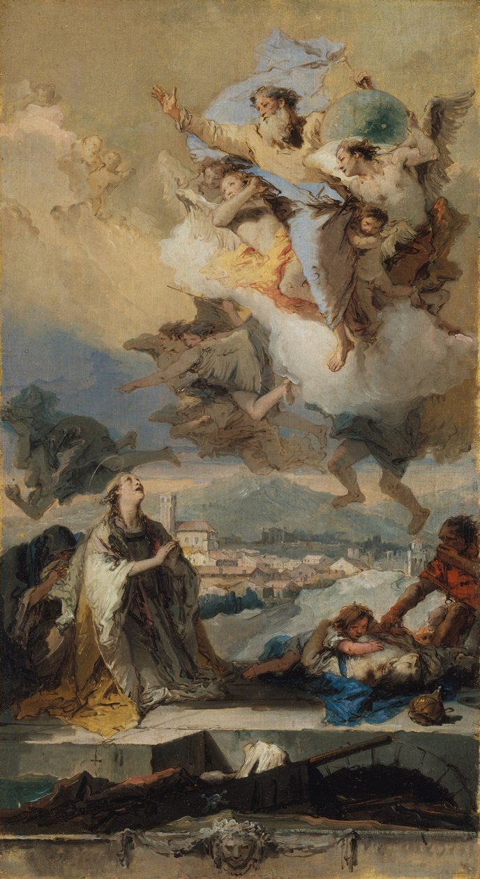 Die heilige Thekla betet für die Pestkranken, 1758-59 von Giovanni Battista Tiepolo