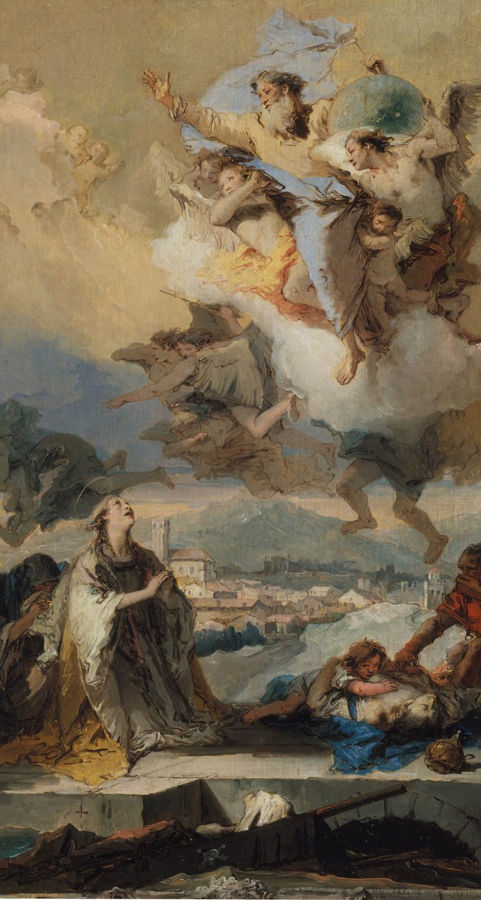 Heilige Thekla betet für die Pestkranken, 1758-59 von Giovanni Battista Tiepolo