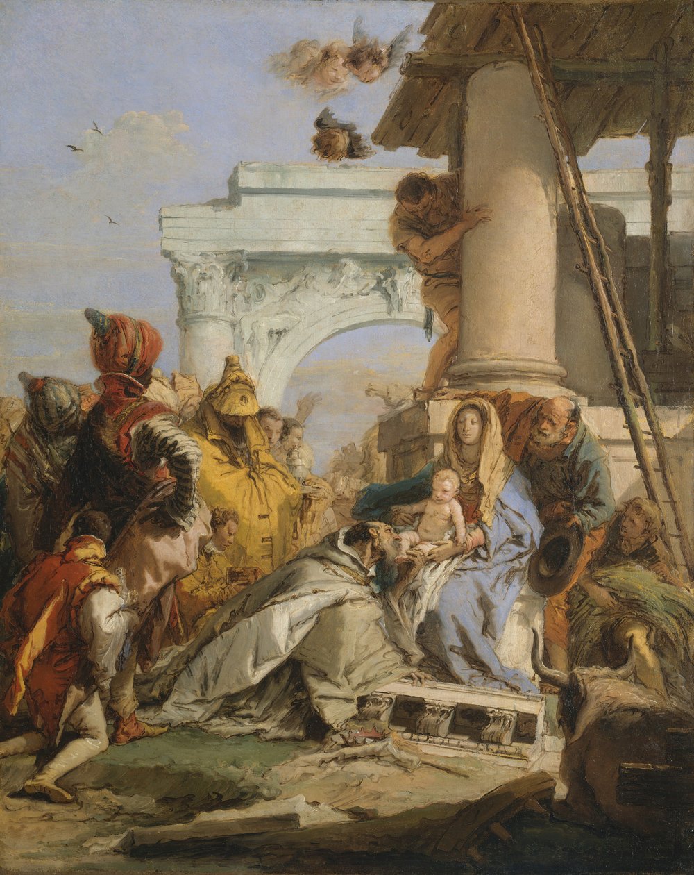 Die Anbetung der Könige, späte 1750er Jahre von Giovanni Battista Tiepolo