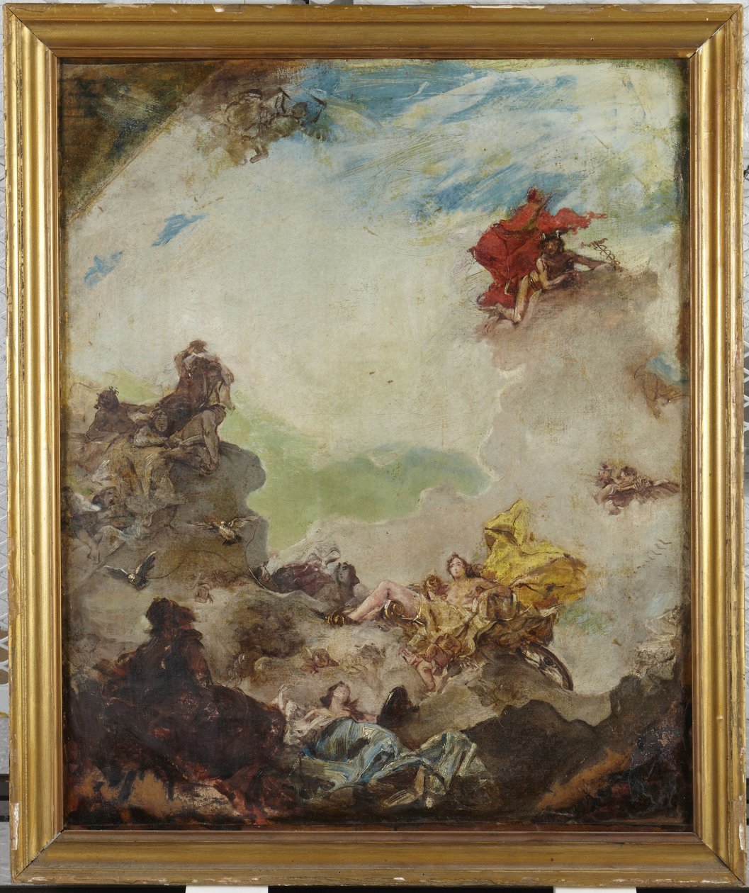 Der Wagen der Venus von Giovanni Battista Tiepolo