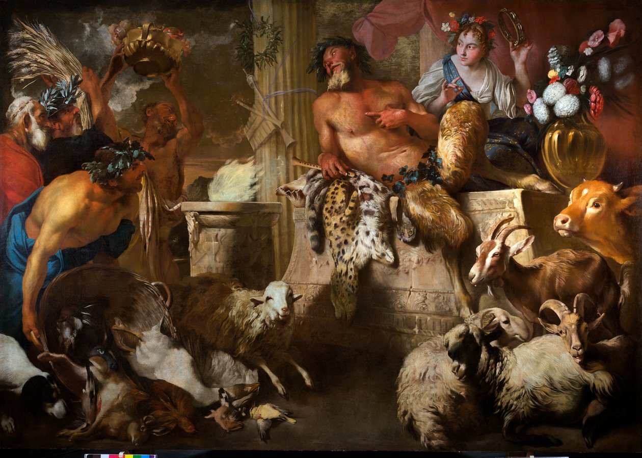Opfer an Pan, ca. 1640 von Giovanni Benedetto (1609 64) Castiglione