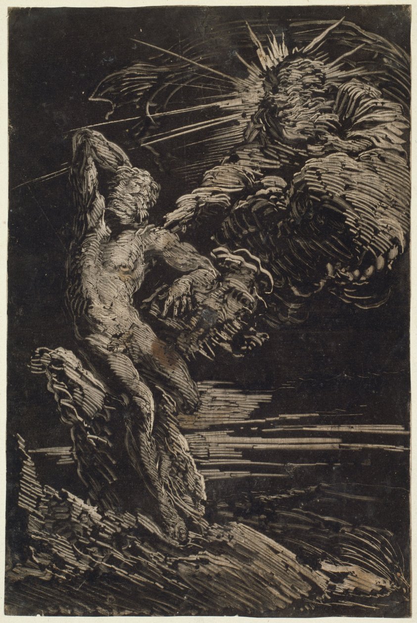 Die Erschaffung Adams von Giovanni Benedetto Castiglione