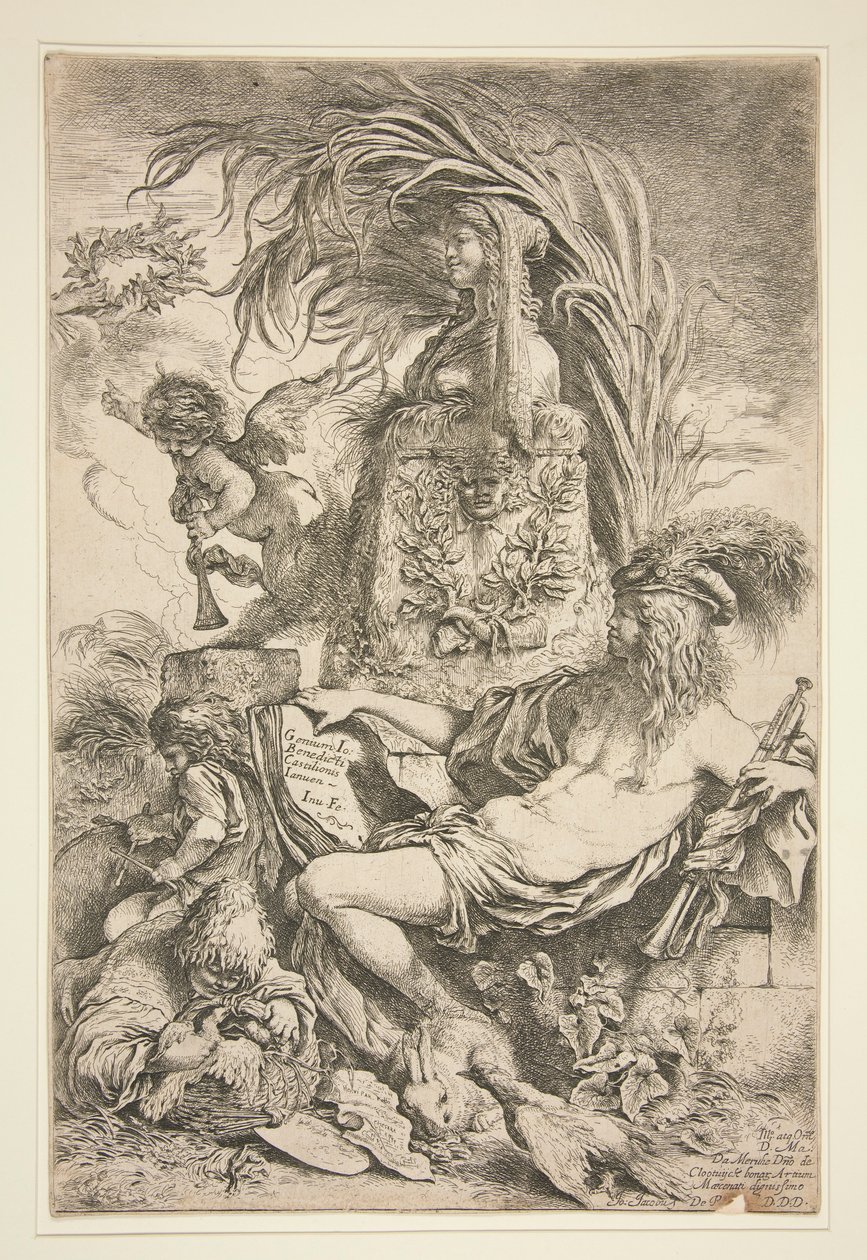 Der Genius von G.B. Castiglione von Giovanni Benedetto Castiglione