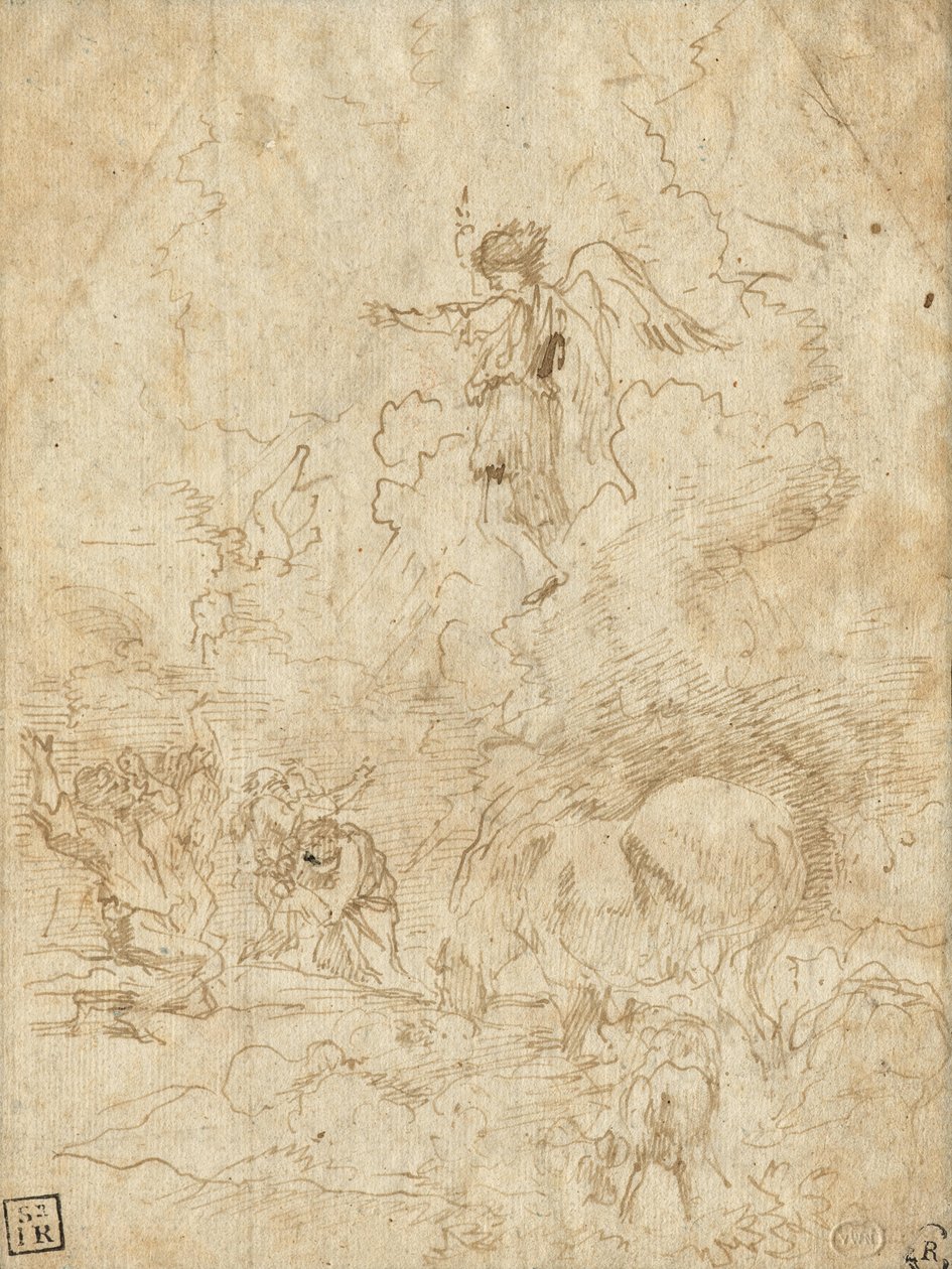 Verkündigung an die Hirten von Giovanni Benedetto Castiglione
