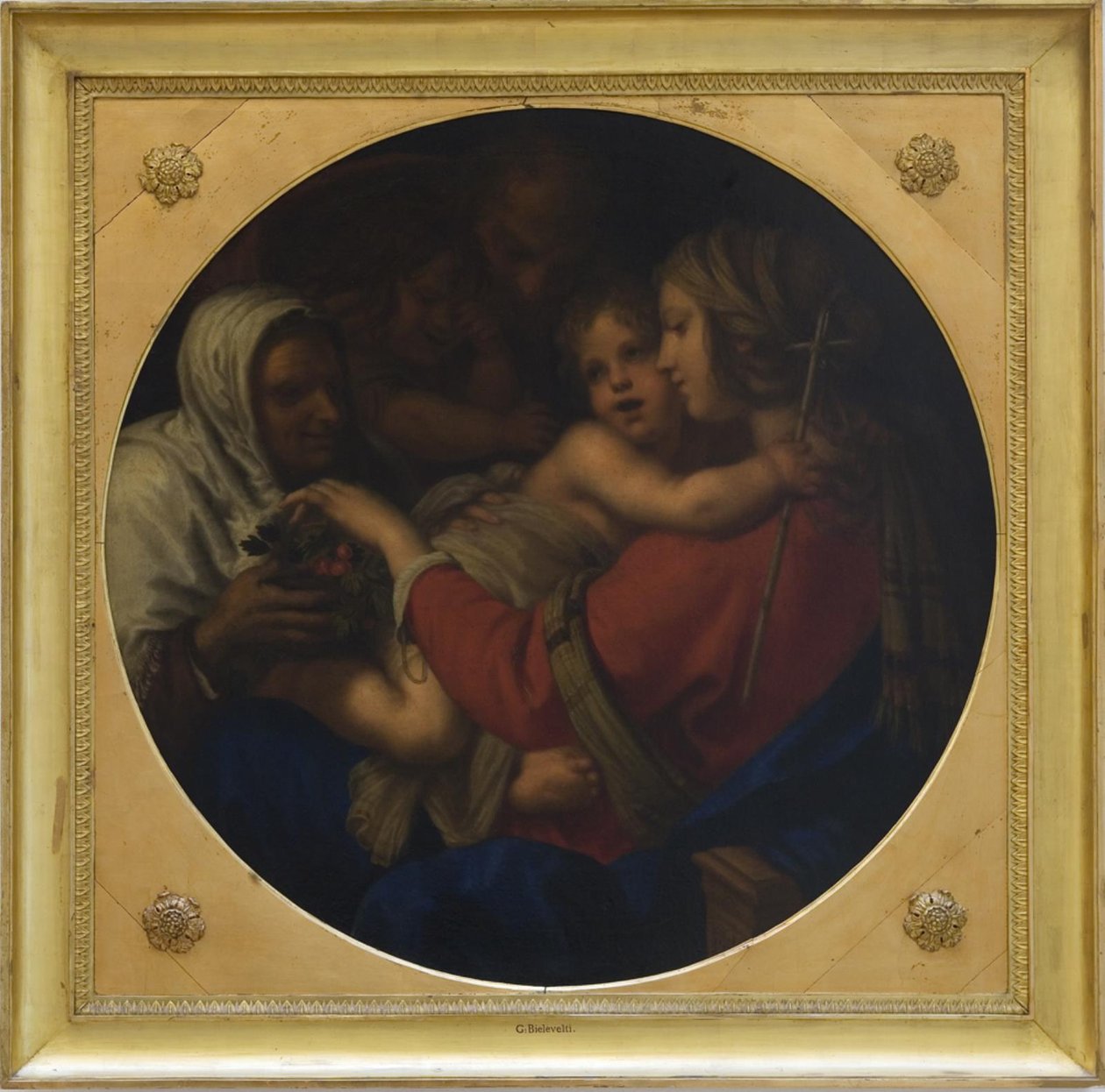 Die Heilige Familie von Giovanni Biliverti