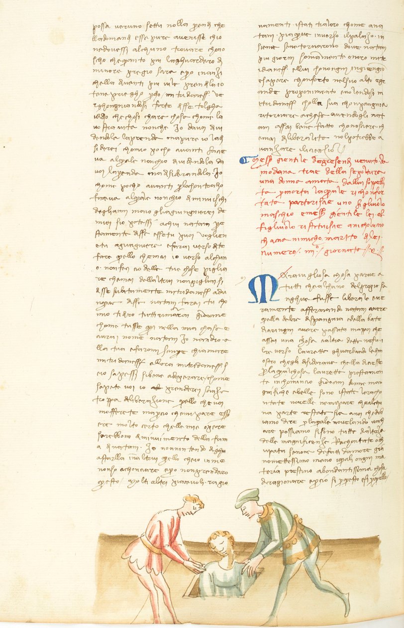 Dekameron, Die lebende Tote - Gentil Carisendi exhumiert Catalina, Zehnter Tag, Novelle 4 von Giovanni Boccaccio
