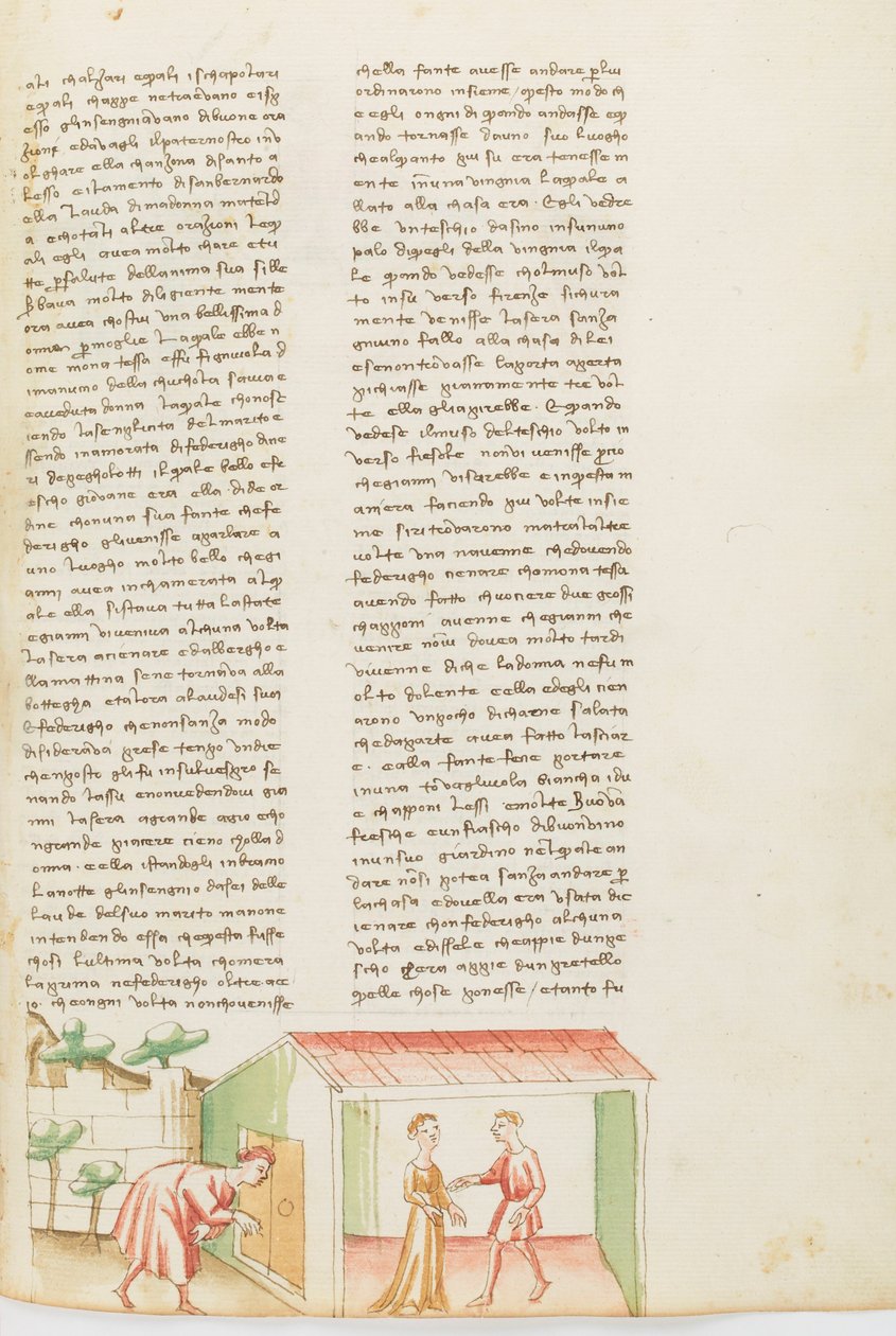 Dekameron, Das Gespenst - Tessa dalla Cuculia täuscht ihren Ehemann, Siebter Tag, Novelle 1 von Giovanni Boccaccio