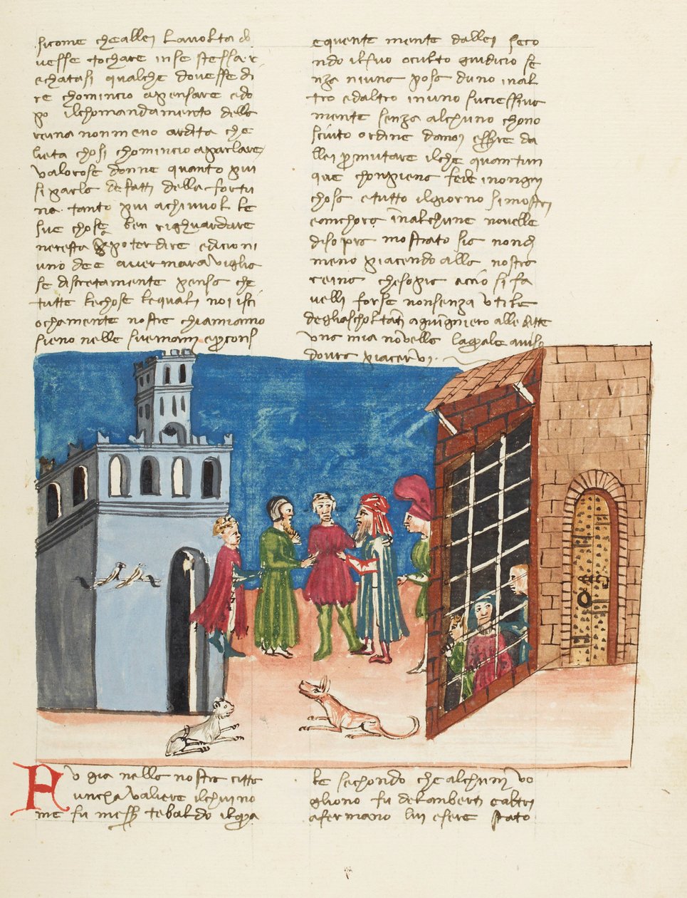 Dekameron, Kleider machen Leute nicht - Lamberto und seine Brüder im Gefängnis, Zweiter Tag, Novelle 3 von Giovanni Boccaccio