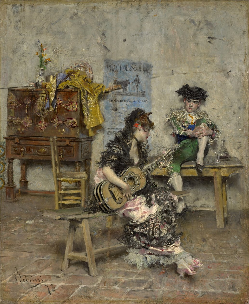 Ein Gitarrenspieler, 1872 von Giovanni Boldini