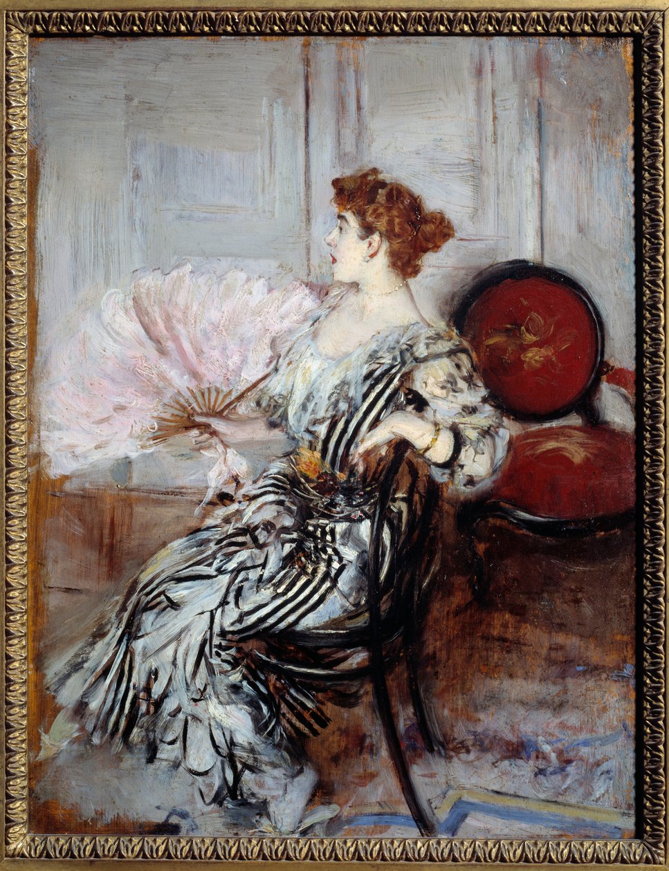 Porträt von Madame Torri, Tänzerin an der Oper von Giovanni Boldini
