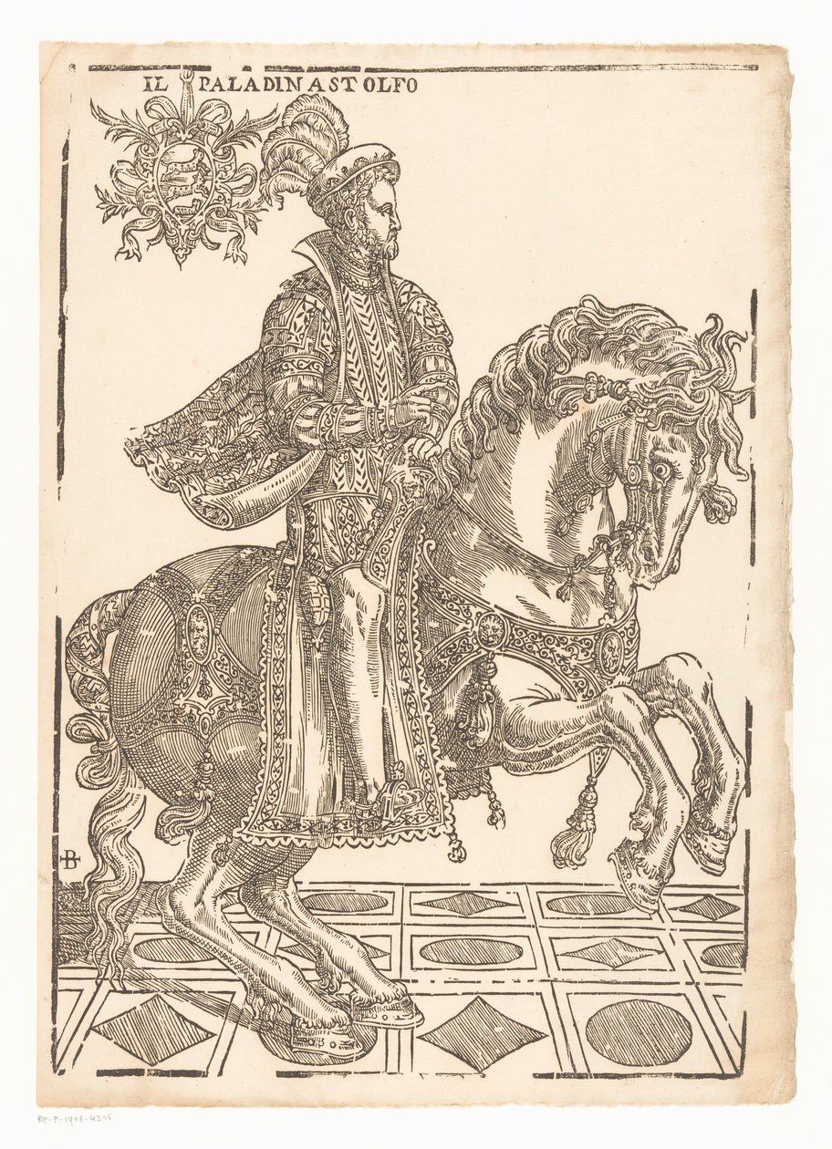 Astolfo zu Pferd von Giovanni Britto