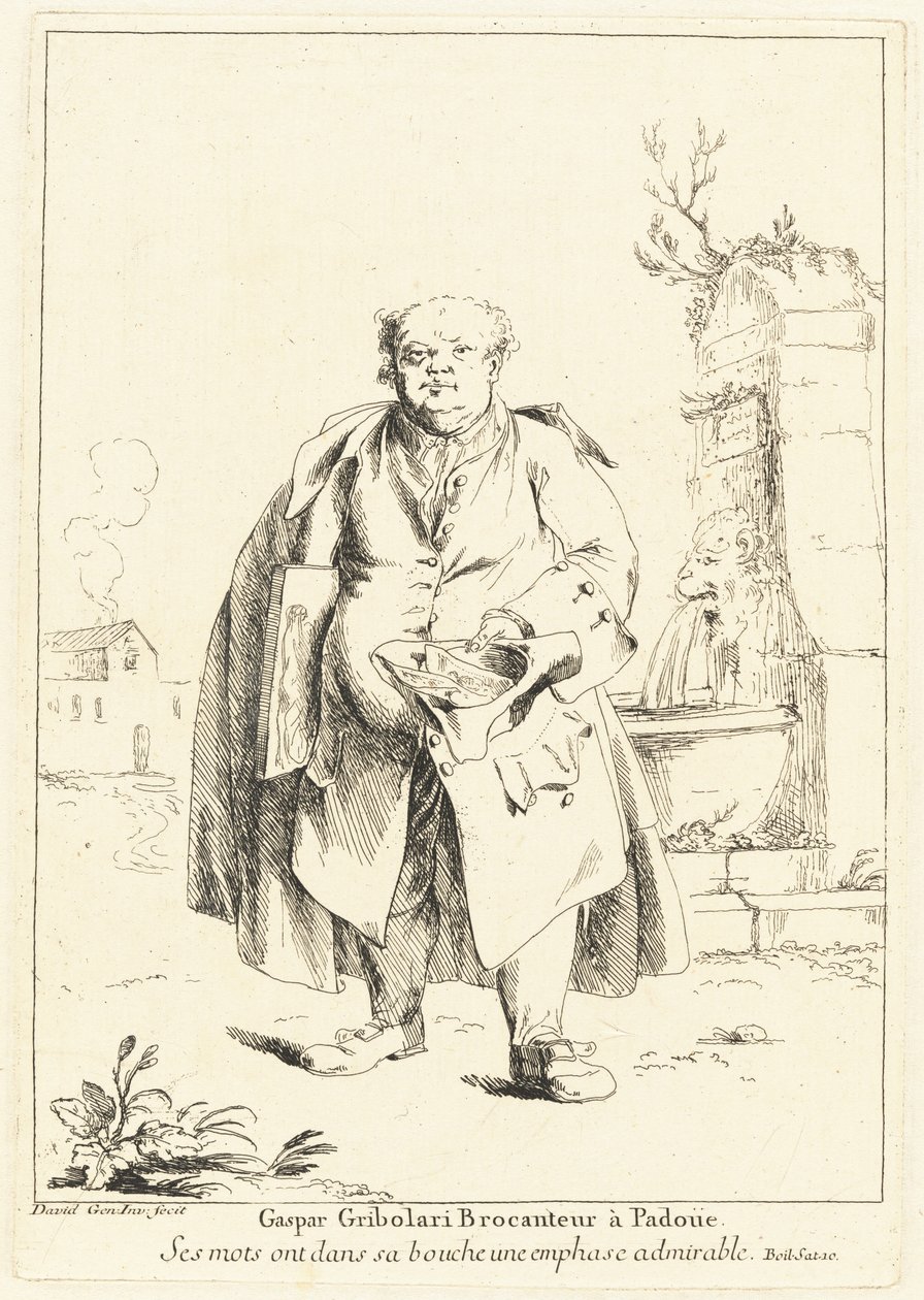 Gaspar Gribolari, Trödler in Padua von Giovanni David