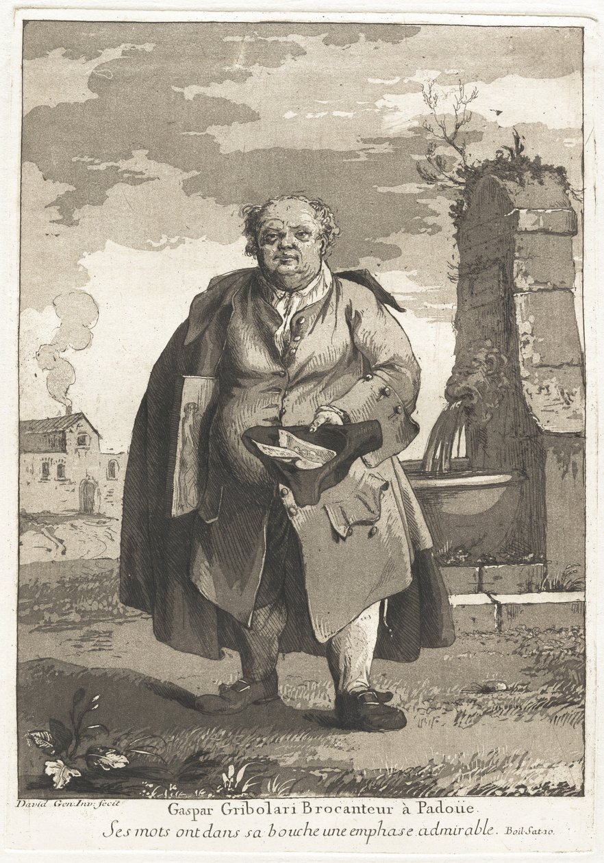 Gaspar Gribolari, Trödler in Padua von Giovanni David