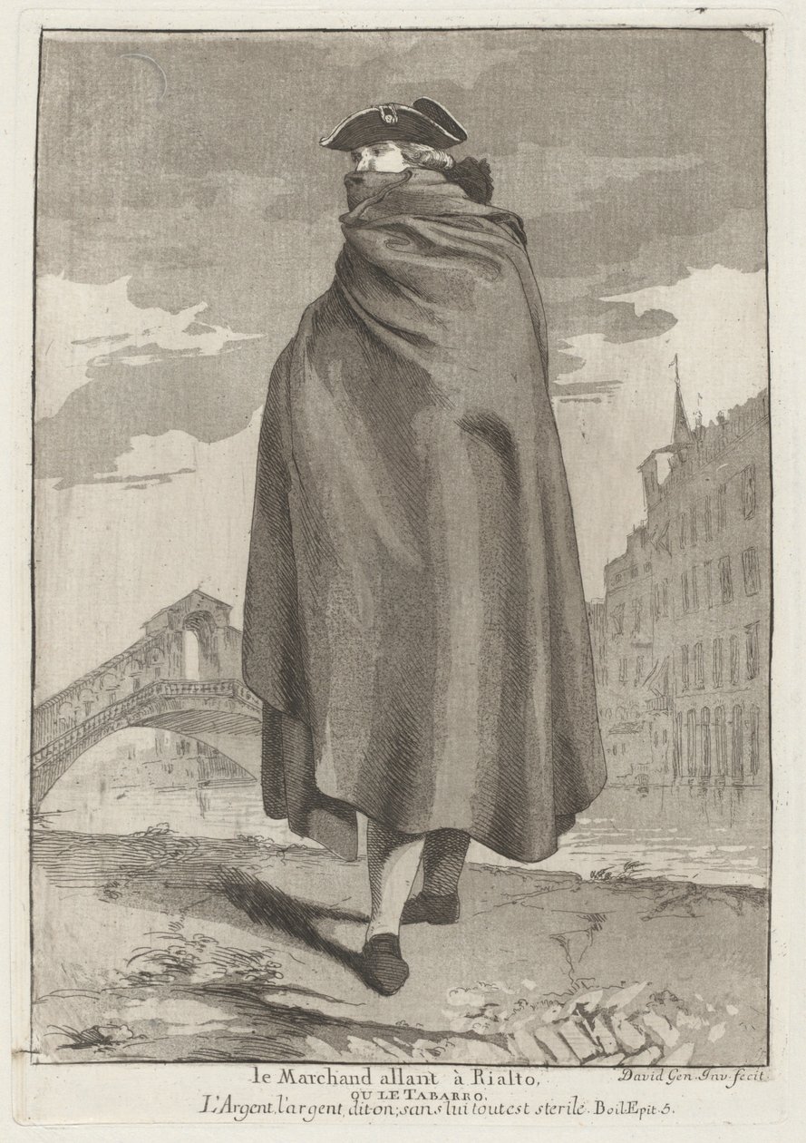 Der Kaufmann am Rialto von Giovanni David