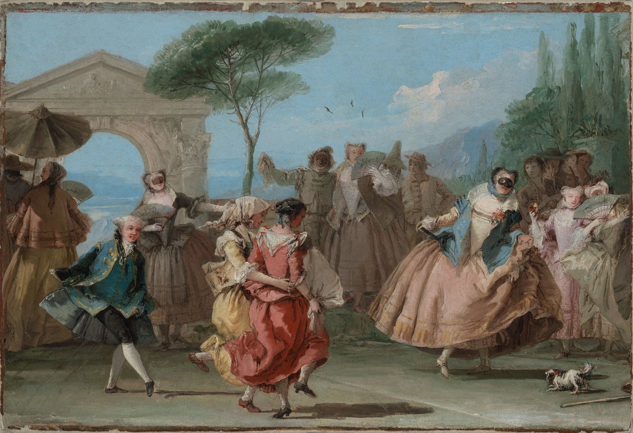 Das Menuett von Giovanni Domenico Tiepolo