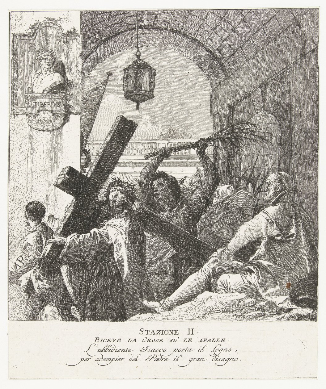 Kreuztragung Christi von Giovanni Domenico Tiepolo