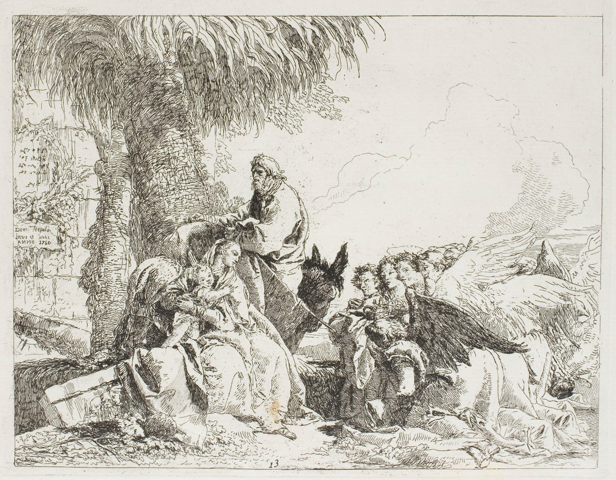 die-rast-auf-der-flucht-platte-dreizehn-aus-die-flucht-nach-gypten