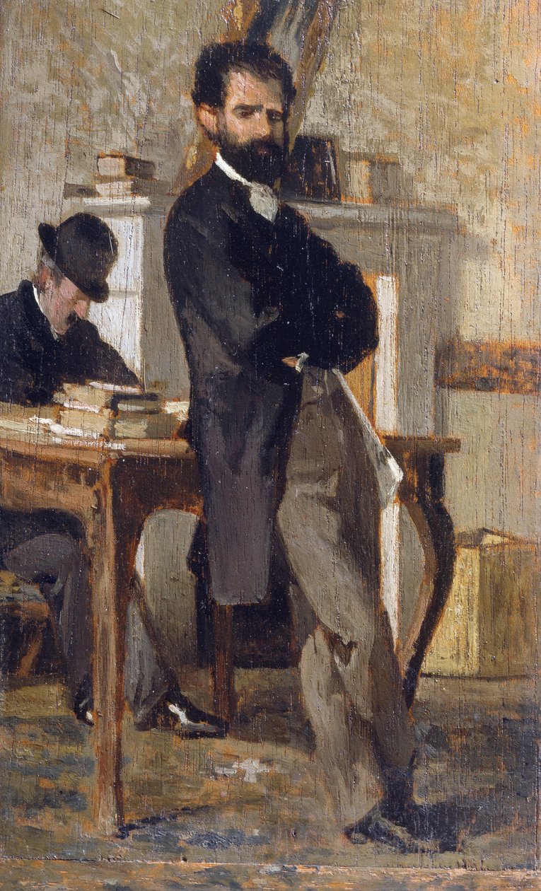 Porträt des Anwalts Bongiovanni von Giovanni Fattori