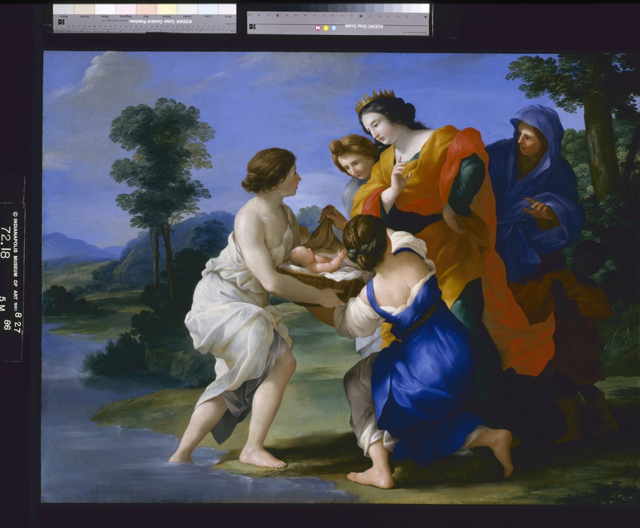 Die Auffindung des Moses von Giovanni Francesco (1610-62) Romanelli