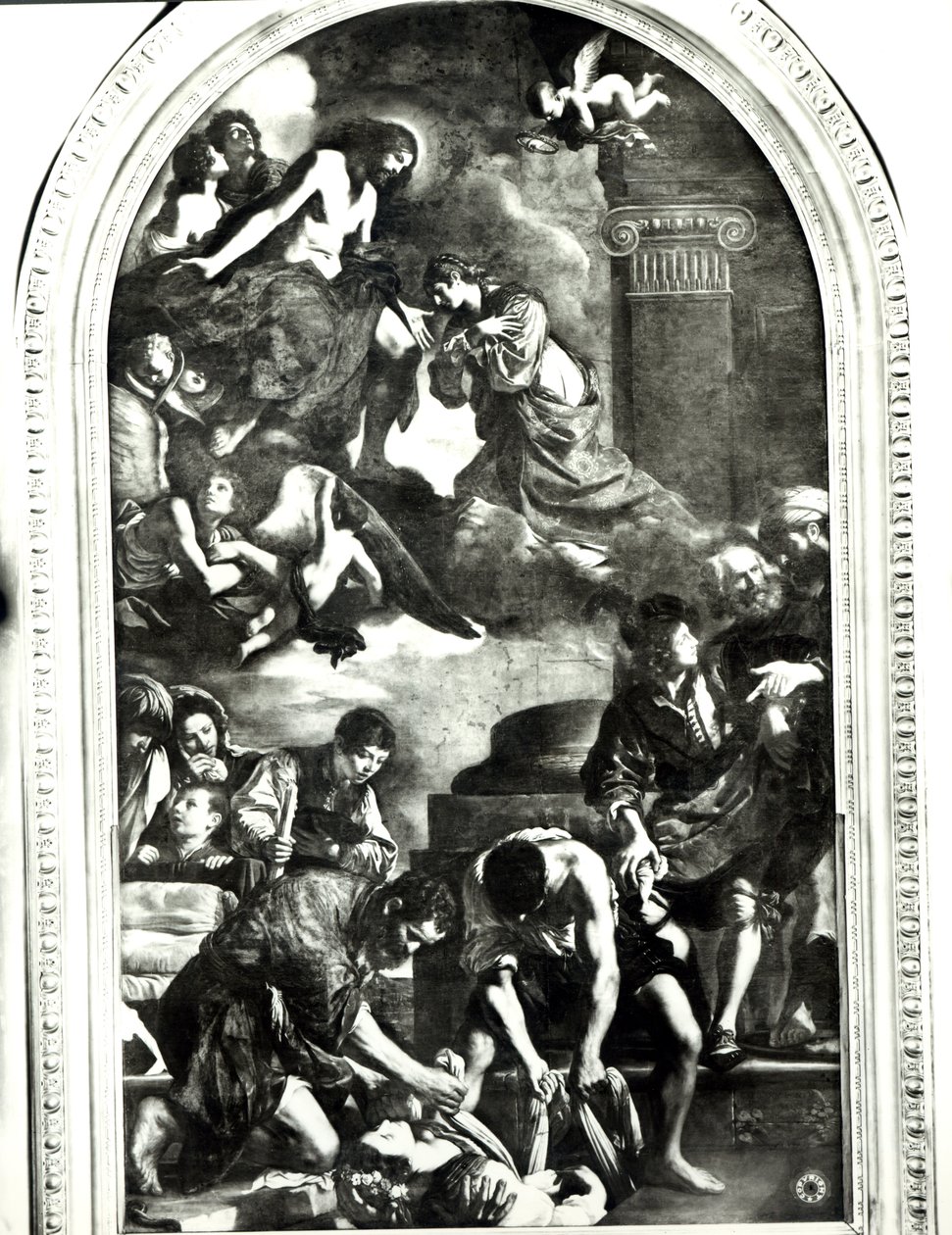 Das Begräbnis der Heiligen Petronilla von Giovanni Francesco Barbieri