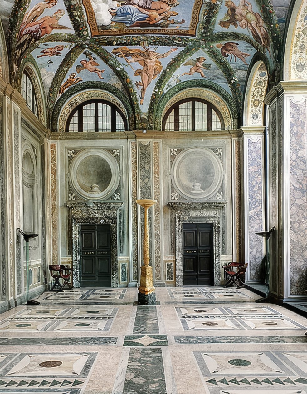 Die Loggia von Amor und Psyche, Westseite der Villa la Farnesina, Erdgeschoss von Giovanni Francesco Penni