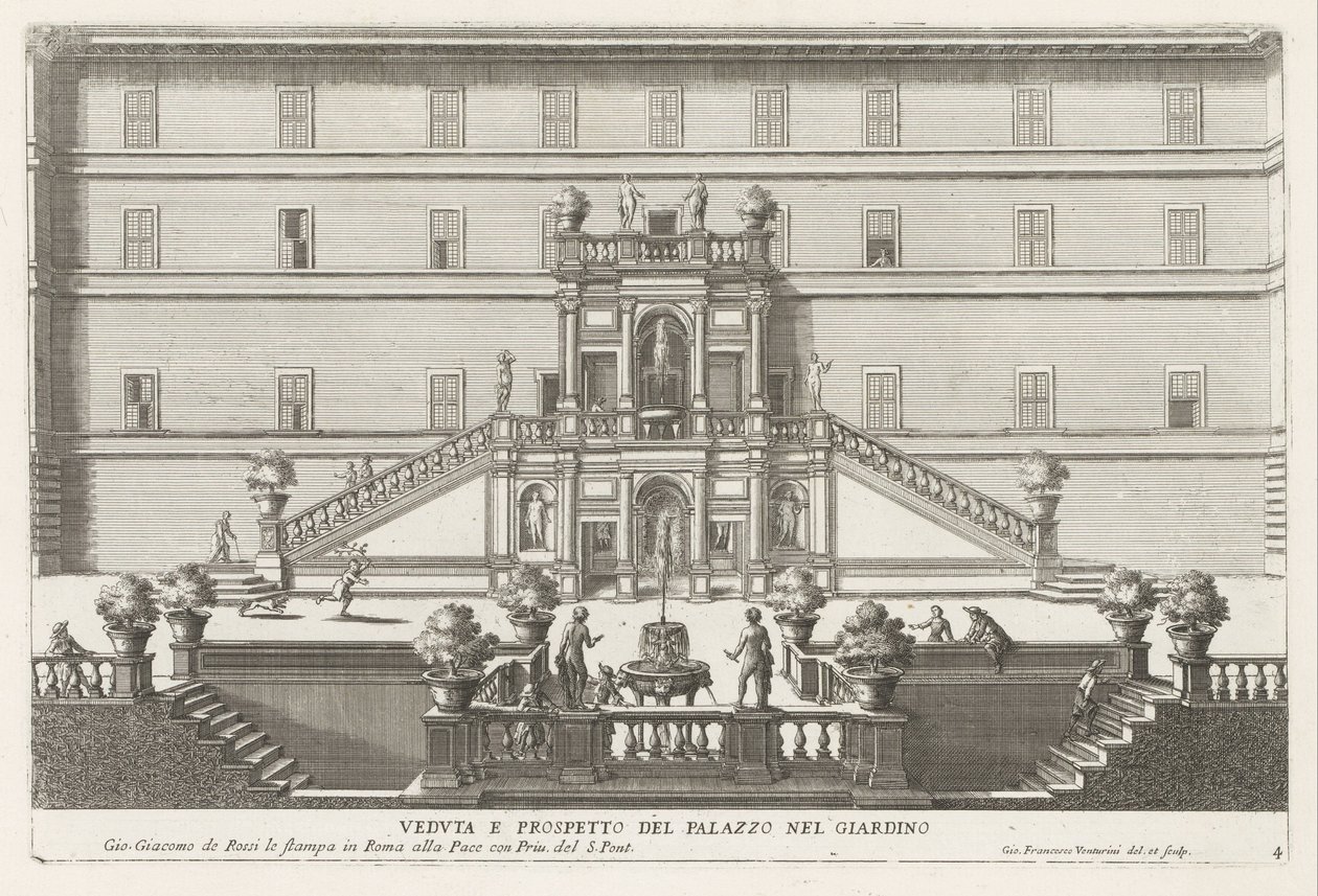 Gartenseite der Villa d