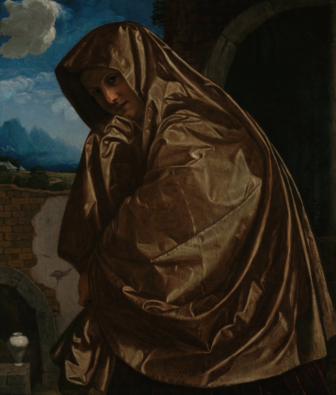 Die heilige Maria Magdalena am Grab von Giovanni Girolamo Savoldo