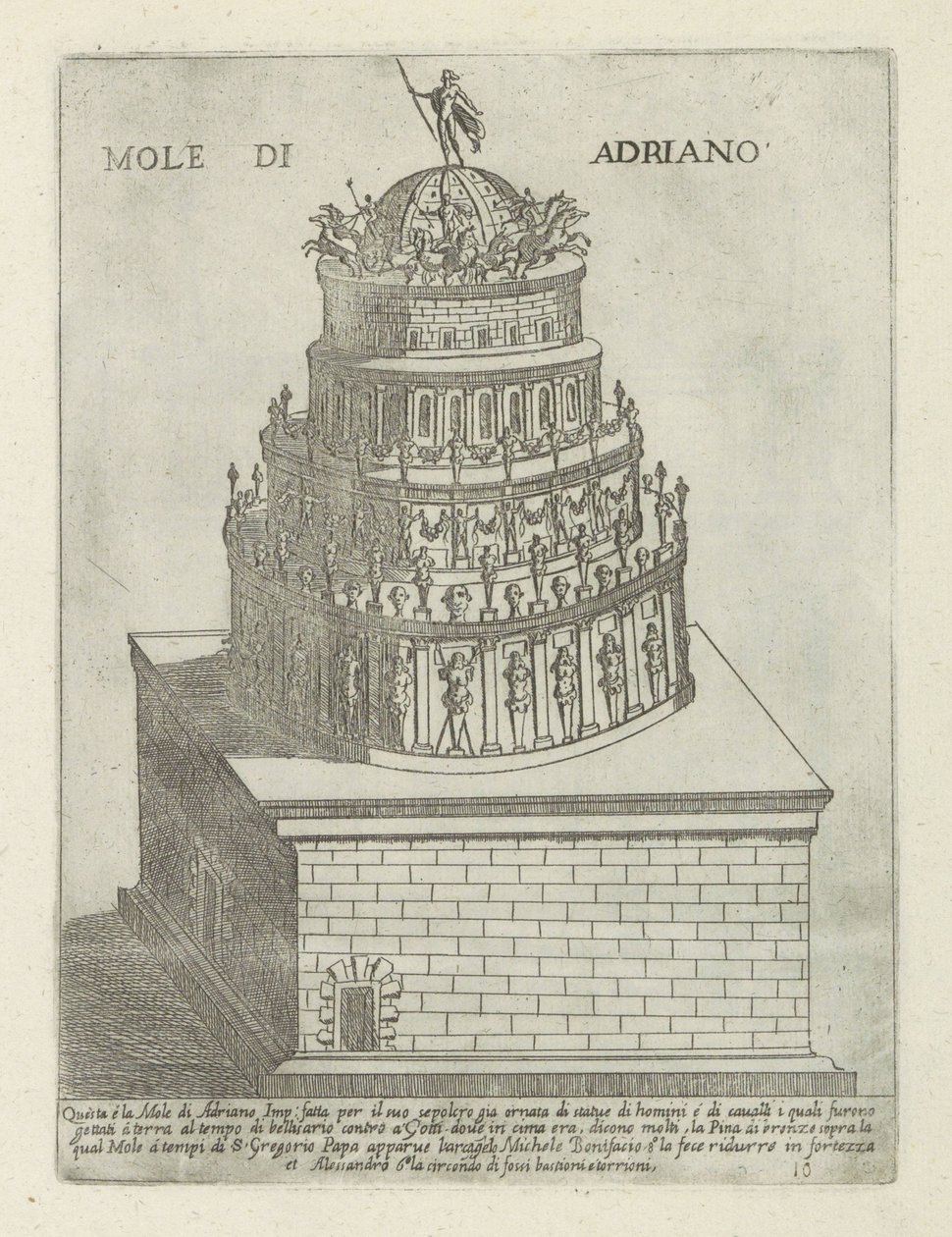 Mausoleum von Hadrian von Giovanni Maggi