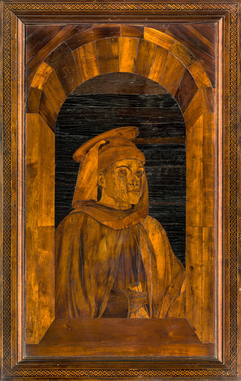Lignaean Kanonischer Chor, eingelegt von Giovanni Maria Platina 1484, Stallo Superiore, Sant