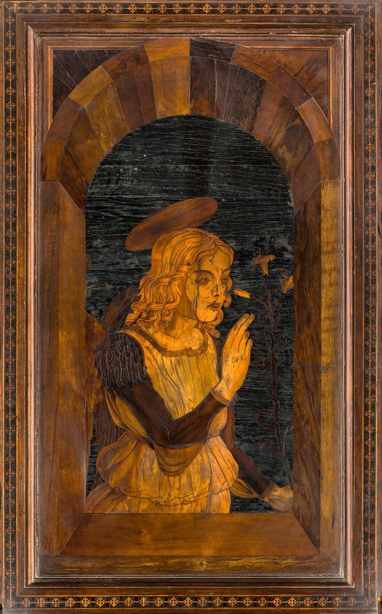 Lignaeanischer Kanonischer Chor, eingelegt von Giovanni Maria Platina 1484, Oberer Stand von Giovanni Maria Platina