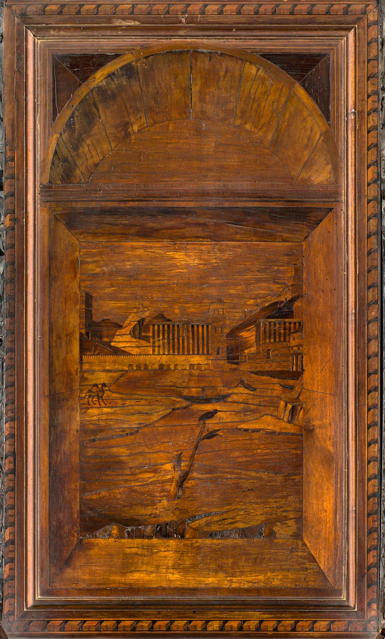 Lignaean-Kanonischer Chor, eingelegt von Giovanni Maria Platina 1484, oberer Stand von Giovanni Maria Platina