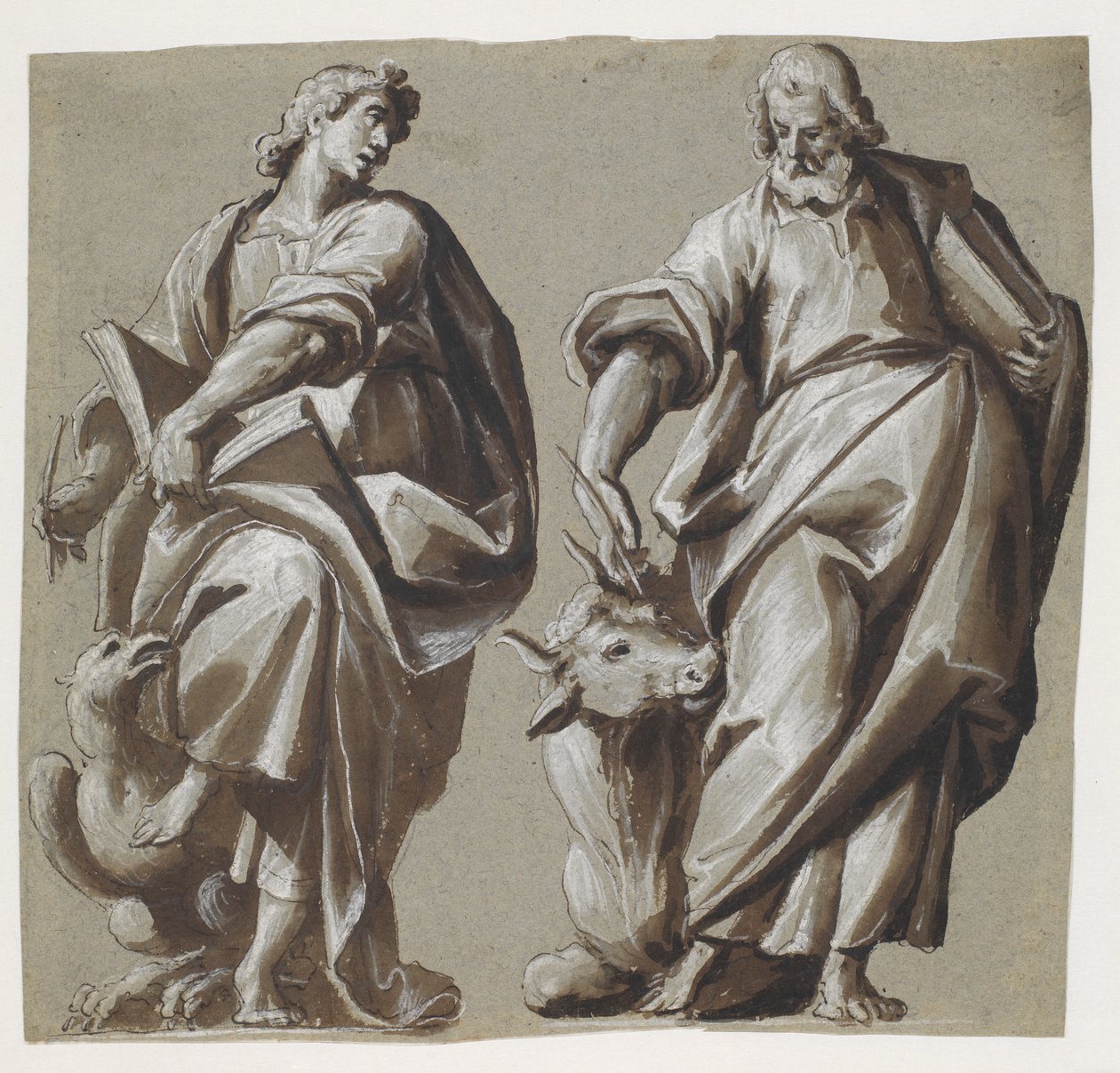 Die Evangelisten Johannes und Lukas von Giovanni Mauro della Rovere