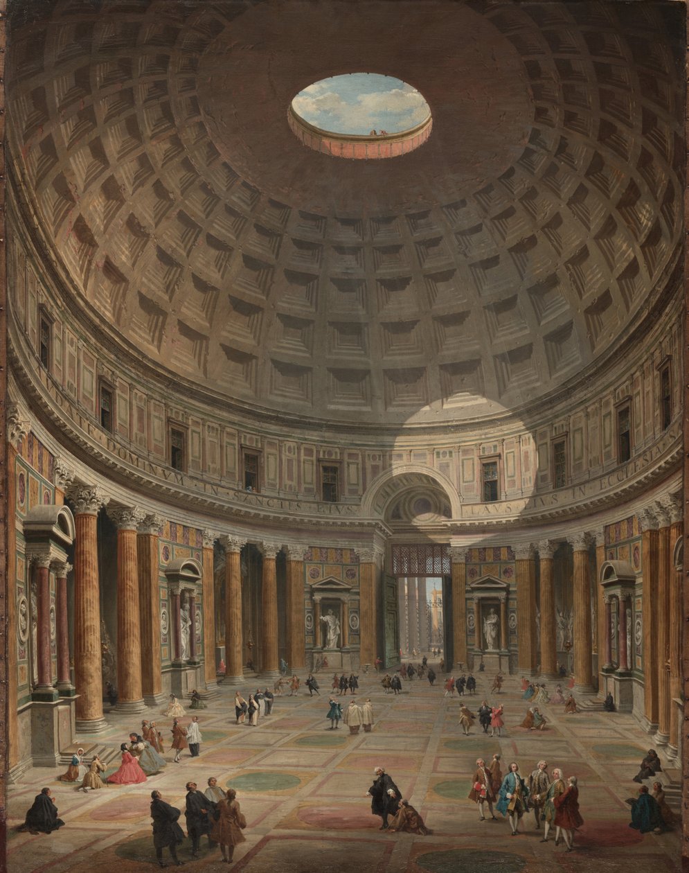 Innenraum des Pantheon, Rom, 1747 von Giovanni Paolo Pannini